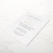 Invitation En Aluminium Mariage classique élégant Marcia (Rotation)