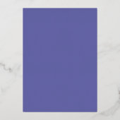 Invitation En Aluminium Mariage d'argent blanc (Verso)