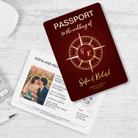 Mariage de passeport Destination Gold Compass Mono