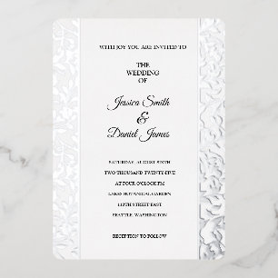 Invitation En Aluminium Mariage de vigne