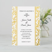 Invitation En Aluminium Mariage de vigne (Debout devant)