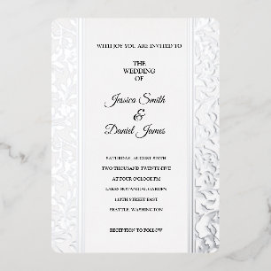 Invitation En Aluminium Mariage de vigne