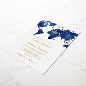 Invitation En Aluminium Mariage de voyage de destination (Rotation)