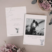 Invitation En Aluminium Mariage des colibris Enregistrer la date Photo Ove