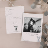 Invitation En Aluminium Mariage des colibris Enregistrer la date Photo Ove