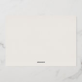 Invitation En Aluminium Mariage d'herbe Boho Pampas (Verso)