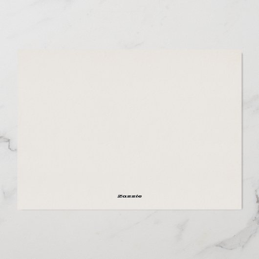 Invitation En Aluminium Mariage d'herbe Boho Pampas (Verso)