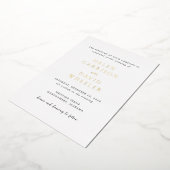 Invitation En Aluminium Mariage élégant Helen Classic (Rotation)