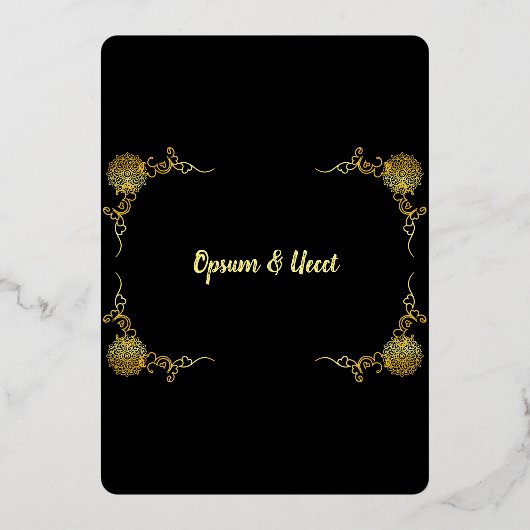 Invitation En Aluminium Mariage en acrylique transparent Enregistrer la da (Verso)