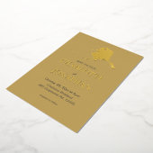 Invitation En Aluminium Mariage en Alaska Or (Rotation)