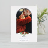 Invitation En Aluminium Mariage Fancy Arch Effet Arch Argent (Debout devant)