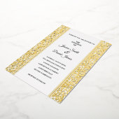 Invitation En Aluminium Mariage floral (Rotation)