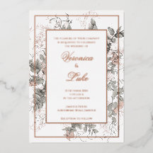 Mariage Floral Botanique Vintage 