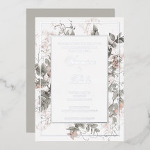 Mariage Floral Botanique Vintage 