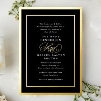Mariage Forme Black & White Gold Frames