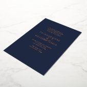 Invitation En Aluminium Mariage formel simple et élégant (Rotation)