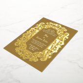 Invitation En Aluminium Mariage frontalier de l'époque victorienne 1850 (Rotation)