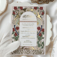 Mariage islamique de Bourgogne Art Nouveau Mucha