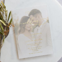 Mariage Luxueux à l'Ecriture et Portrait avec Feui
