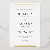 Mariage minimalisme moderne