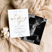 Invitation En Aluminium Mariage minimaliste moderne Ellesmere