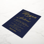 Invitation En Aluminium Mariage moderne (Rotation)