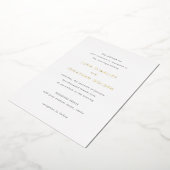 Invitation En Aluminium Mariage Moderne Classique (Rotation)
