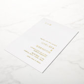 Invitation En Aluminium Mariage moderne de Chelsea (Rotation)