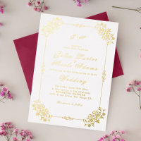 Mariage Motif classique complexe de géométrie vint