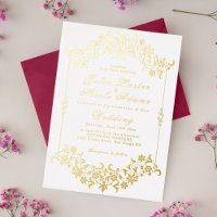 Mariage Motif classique complexe de géométrie vint