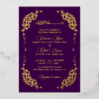 Mariage Musulman Floral Paisley Or Pur Gold Artist