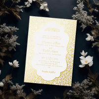 Mariage Musulman Or Classique en Marbre Blanc et O