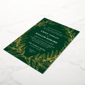 Invitation En Aluminium Mariage officiel de couronne dorée (Rotation)