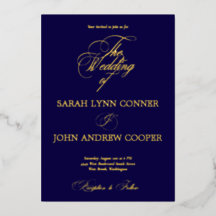 Mariage officiel Royal Blue