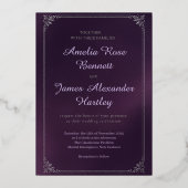 Invitation En Aluminium Mariage personnalisé (Recto)