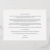 Invitation En Aluminium Mariage Photo Sunflowers Garland Chic Spring (Verso)