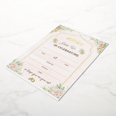 Invitation En Aluminium Mariage romantique, Réception de mariage Invitatio (Rotation)