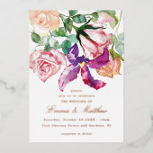Invitation En Aluminium Mariage rustique Wild Elegance (Recto)