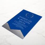 Invitation En Aluminium Mariage Sun Blue and White Mountain (Rotation)
