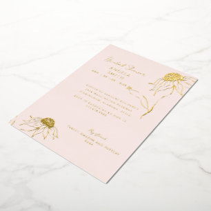 Invitation En Aluminium Mariage Tournesol Rouge Mariage Or