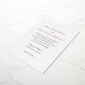 Invitation En Aluminium Mariage Traditionnel Intemporel (Rotation)