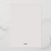 Invitation En Aluminium Mariée Dans La Fête des mariées Ethnique Indienne (Verso)