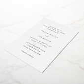 Invitation En Aluminium Marla Classic Mariage (Rotation)