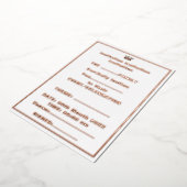 INVITATION EN ALUMINIUM MARQUE BLANCHE MODERNE ET PERSONNALISABLE VÉRIFIÉE (Rotation)