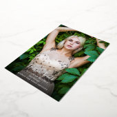 Invitation En Aluminium Masqué It Graduate Gold Photo (Rotation)