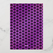 Invitation En Aluminium Masquerade Mask Mardi Gras 60th Birthday Party (Verso)