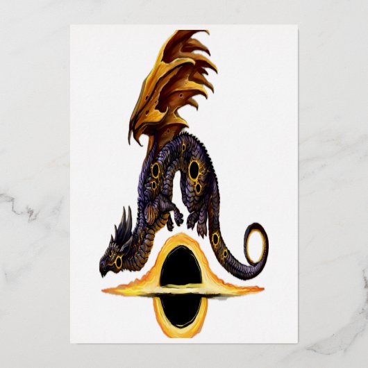 Invitation En Aluminium médiéval (Verso)