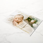 Invitation En Aluminium Meilleur Cadeau Neige Vignette Photo Complète Noël (Rotation)