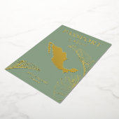 Invitation En Aluminium Mexico Beach Destination Wedding Passport (Rotation)