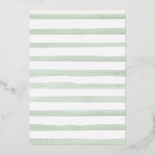 Invitation En Aluminium Mignable Adorable Baby shower or (Verso)